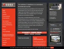 Tablet Screenshot of goos.nl